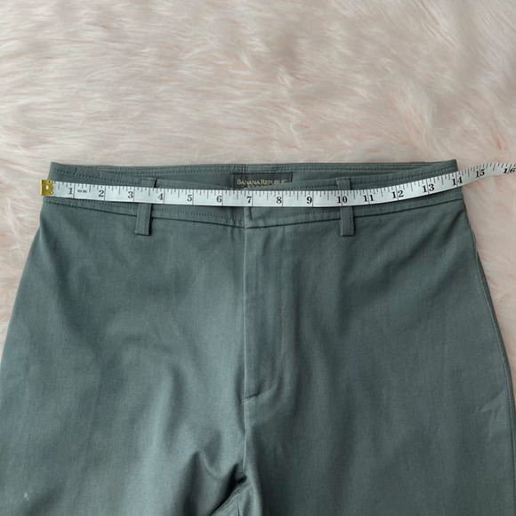 Banana Republic Cotton Stretch Straight Leg Chino Pants in Gray - Womens Size 2 - Picture 10 of 10